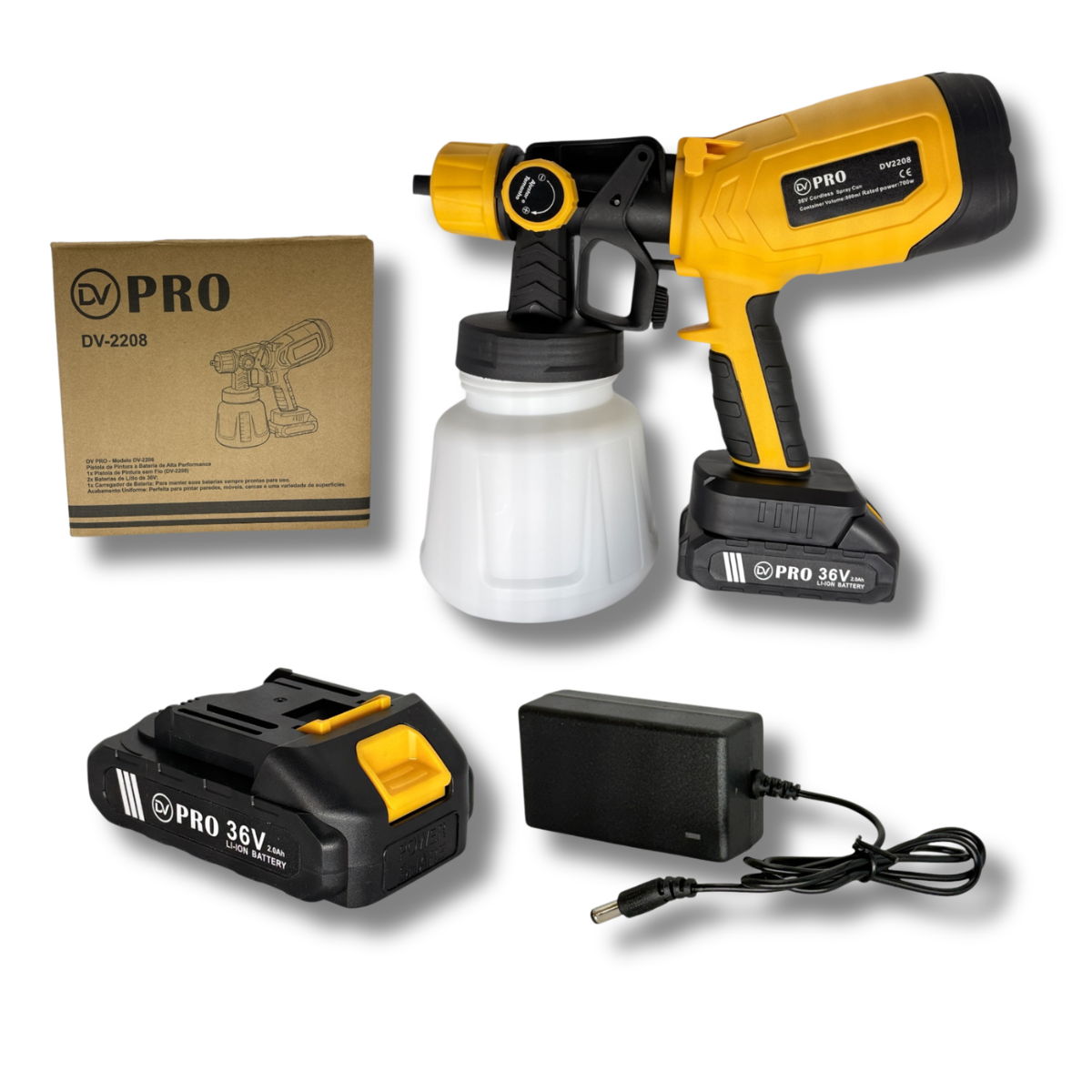 PINTADOR A BATERÍA 36V 700W