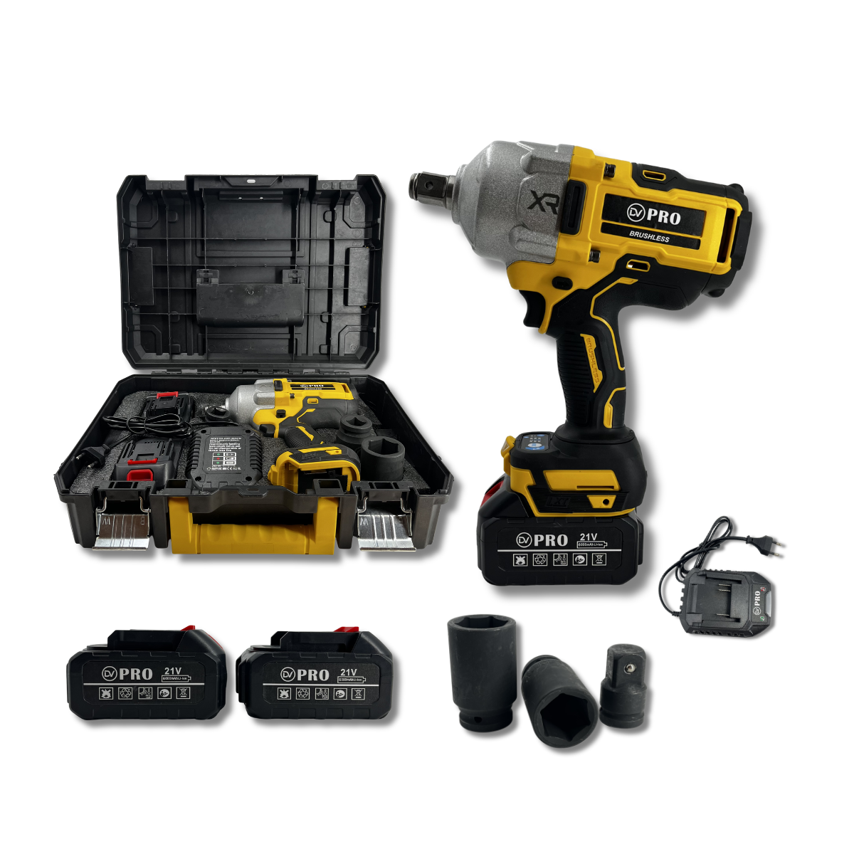 LLAVE DE IMPACTO 21V BRUSHLESS 2000 NM