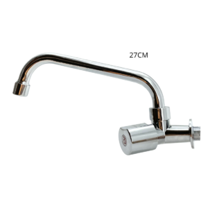 CANILLA DE PARED EXTRA LARGA CROMADA 27CM