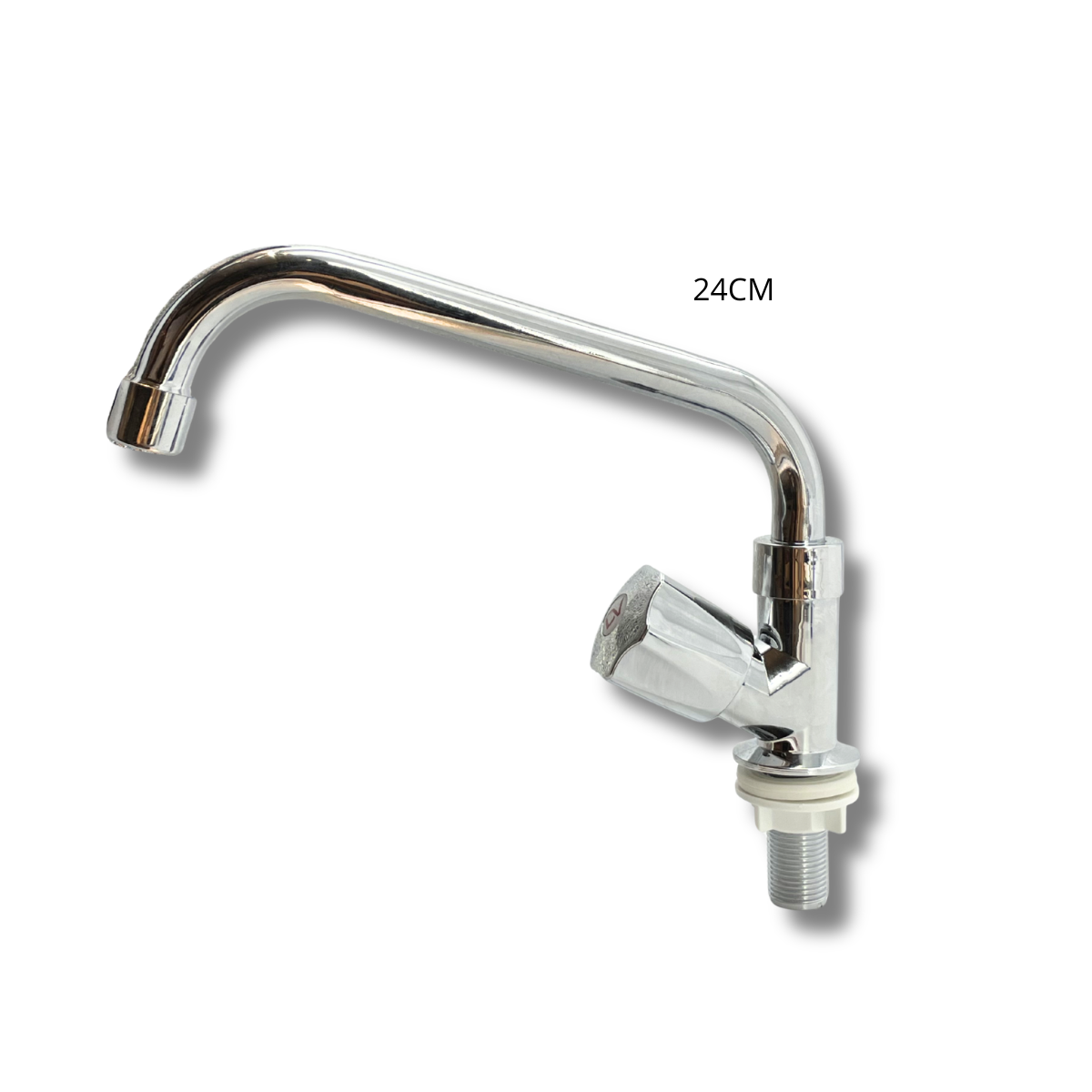 CANILLA DE PARED CROMADA 24CM